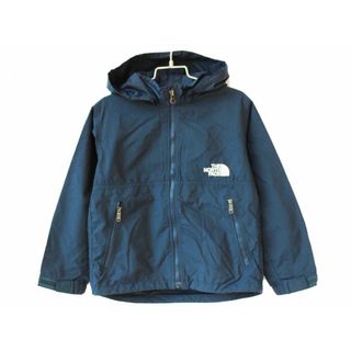 ザノースフェイス(THE NORTH FACE)の【春物 新入荷!】[ザ・ノースフェイス/THE NORTH FACE]120cm コンパクトジャケット/ブルゾン/ジャンパー/アウター 濃紺 フード取外可 撥水 アウトドア キャンプ 遠足【中古】子供服 キッズ kids 男の子 女の子 春秋 otr 902042(ジャケット/上着)