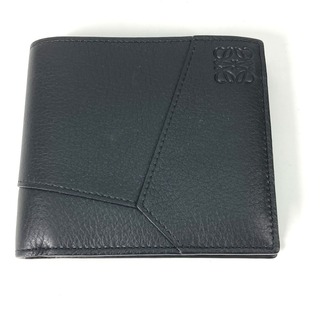 ロエベ(LOEWE)のロエベ LOEWE パズル バイフォールド コインウォレット C510501X06 アナグラム コンパクトウォレット 2つ折り財布 レザー ブラック(折り財布)