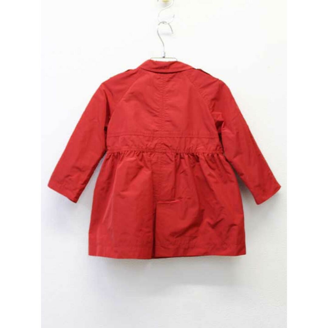 BURBERRY(バーバリー)の▼バーバリー/BURBERRY▼92cm トレンチコート 赤 【中古】子供服 キッズ kids 女の子 春秋 020132 otr キッズ/ベビー/マタニティのキッズ服女の子用(90cm~)(ジャケット/上着)の商品写真