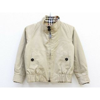 バーバリー(BURBERRY)の■バーバリー/BURBERRY■110cm ブルゾン/ジャンパー ベージュ リバーシブル ノバチェック【中古】子供服 キッズ kids 男の子 女の子 秋 729032 otr(ジャケット/上着)