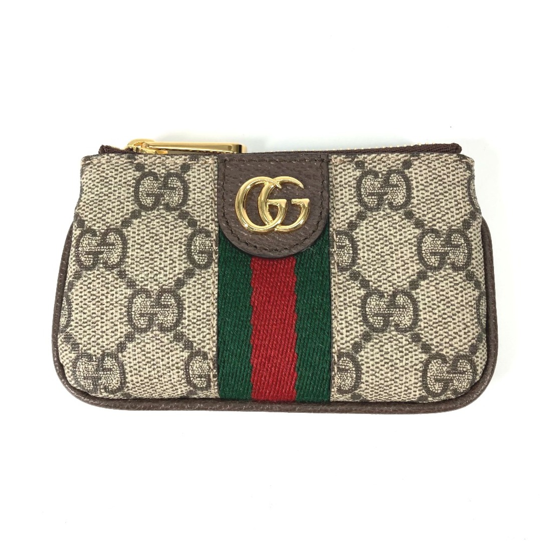 Gucci(グッチ)のグッチ GUCCI オフィディア 671722 GGスプリーム コインケース 小銭入れ 財布 キーフック付き キーケース GGスプリームキャンバス ベージュ 美品 その他のその他(その他)の商品写真