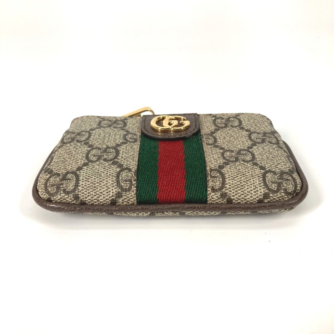 Gucci(グッチ)のグッチ GUCCI オフィディア 671722 GGスプリーム コインケース 小銭入れ 財布 キーフック付き キーケース GGスプリームキャンバス ベージュ 美品 その他のその他(その他)の商品写真