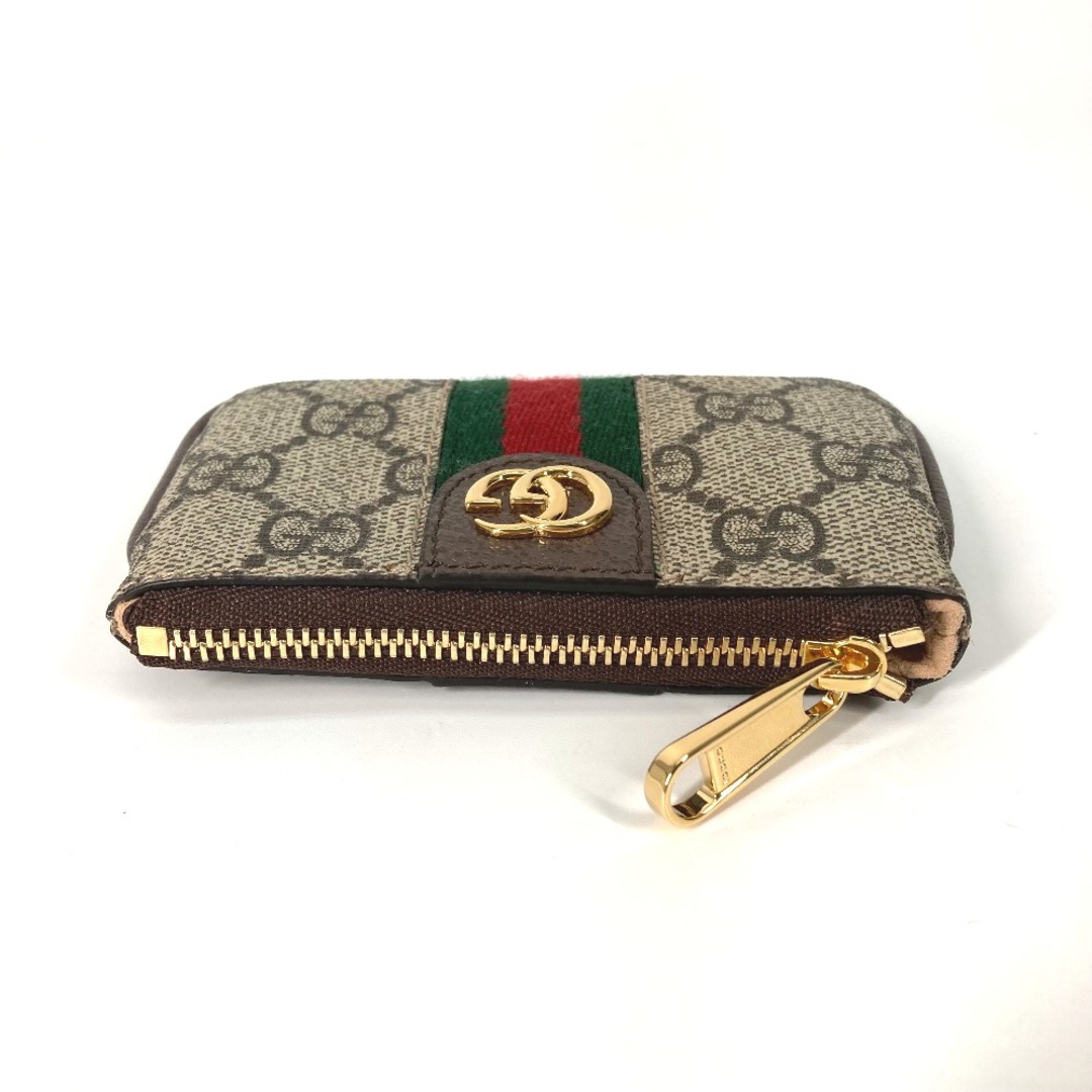 Gucci(グッチ)のグッチ GUCCI オフィディア 671722 GGスプリーム コインケース 小銭入れ 財布 キーフック付き キーケース GGスプリームキャンバス ベージュ 美品 その他のその他(その他)の商品写真