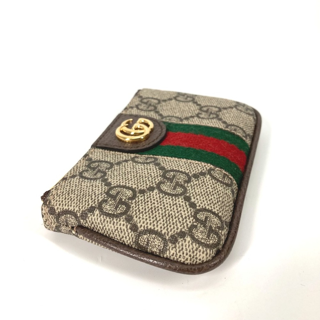 Gucci(グッチ)のグッチ GUCCI オフィディア 671722 GGスプリーム コインケース 小銭入れ 財布 キーフック付き キーケース GGスプリームキャンバス ベージュ 美品 その他のその他(その他)の商品写真