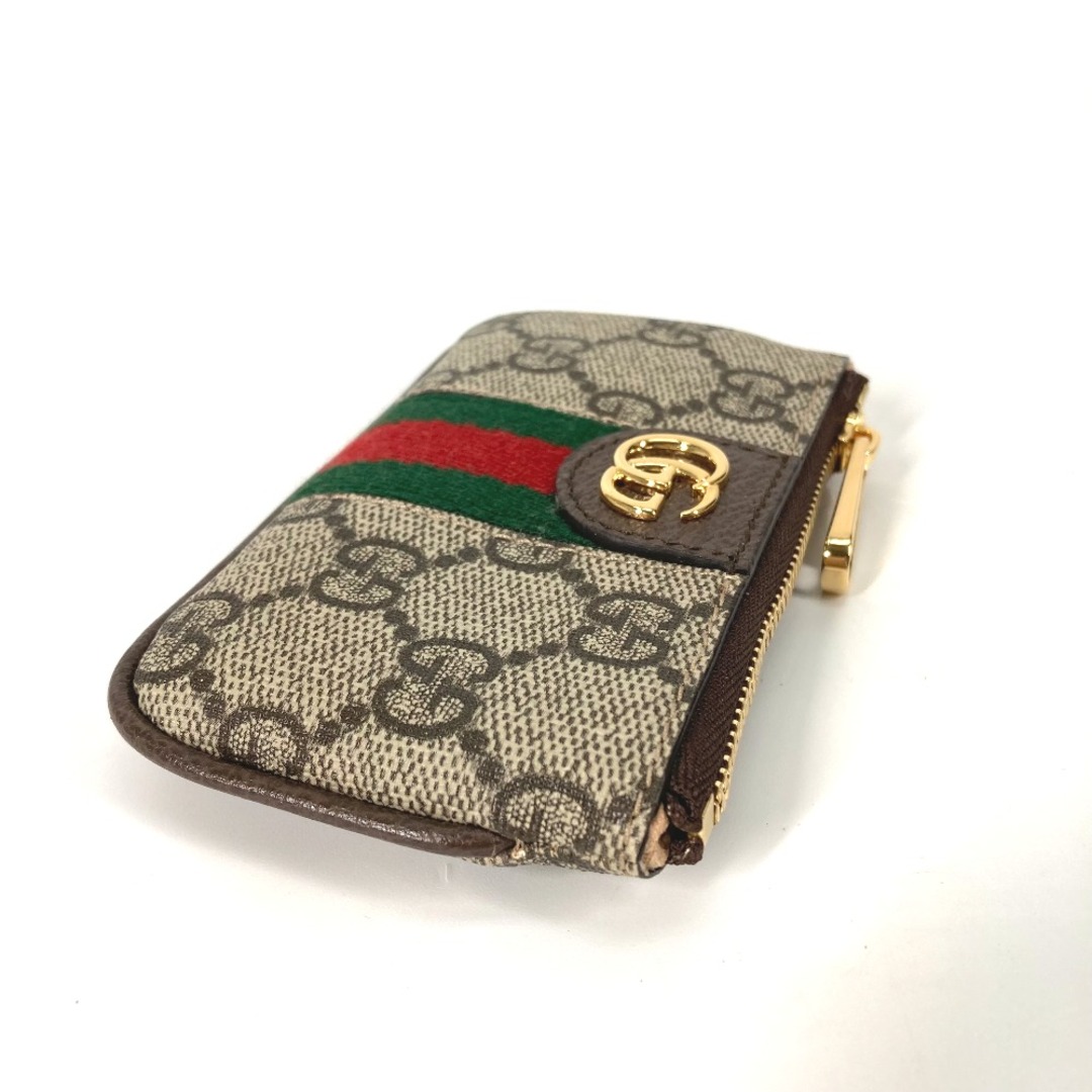 Gucci(グッチ)のグッチ GUCCI オフィディア 671722 GGスプリーム コインケース 小銭入れ 財布 キーフック付き キーケース GGスプリームキャンバス ベージュ 美品 その他のその他(その他)の商品写真