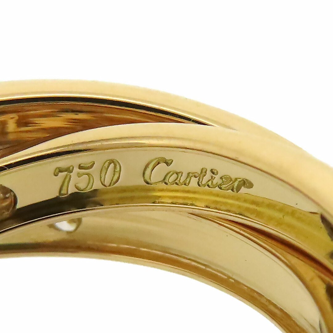 Cartier(カルティエ)のカルティエ コンステレーション ダイヤモンド リング #50 750 (K18YG) レディース CARTIER [美品] 【中古】 【ジュエリー】 レディースのアクセサリー(リング(指輪))の商品写真