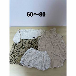 女の子　60から80 ２点セット(その他)