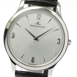 ジャガールクルト(Jaeger-LeCoultre)のジャガー・ルクルト JAEGER-LECOULTRE 145.8.79 マスターウルトラスリム 手巻き メンズ 保証書付き_800408(腕時計(アナログ))