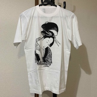 utamaro IN JAPAN 和柄 半袖Ｔシャツ / サイズ:L(Tシャツ/カットソー(半袖/袖なし))