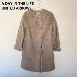 ユナイテッドアローズ(UNITED ARROWS)のUNITED ARROWSフェイクムートンコート(チェスターコート)