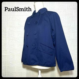 ポールスミス(Paul Smith)の美品　PaulSmith ポールスミス　レディース　コート　薄手　アウター　春(スプリングコート)