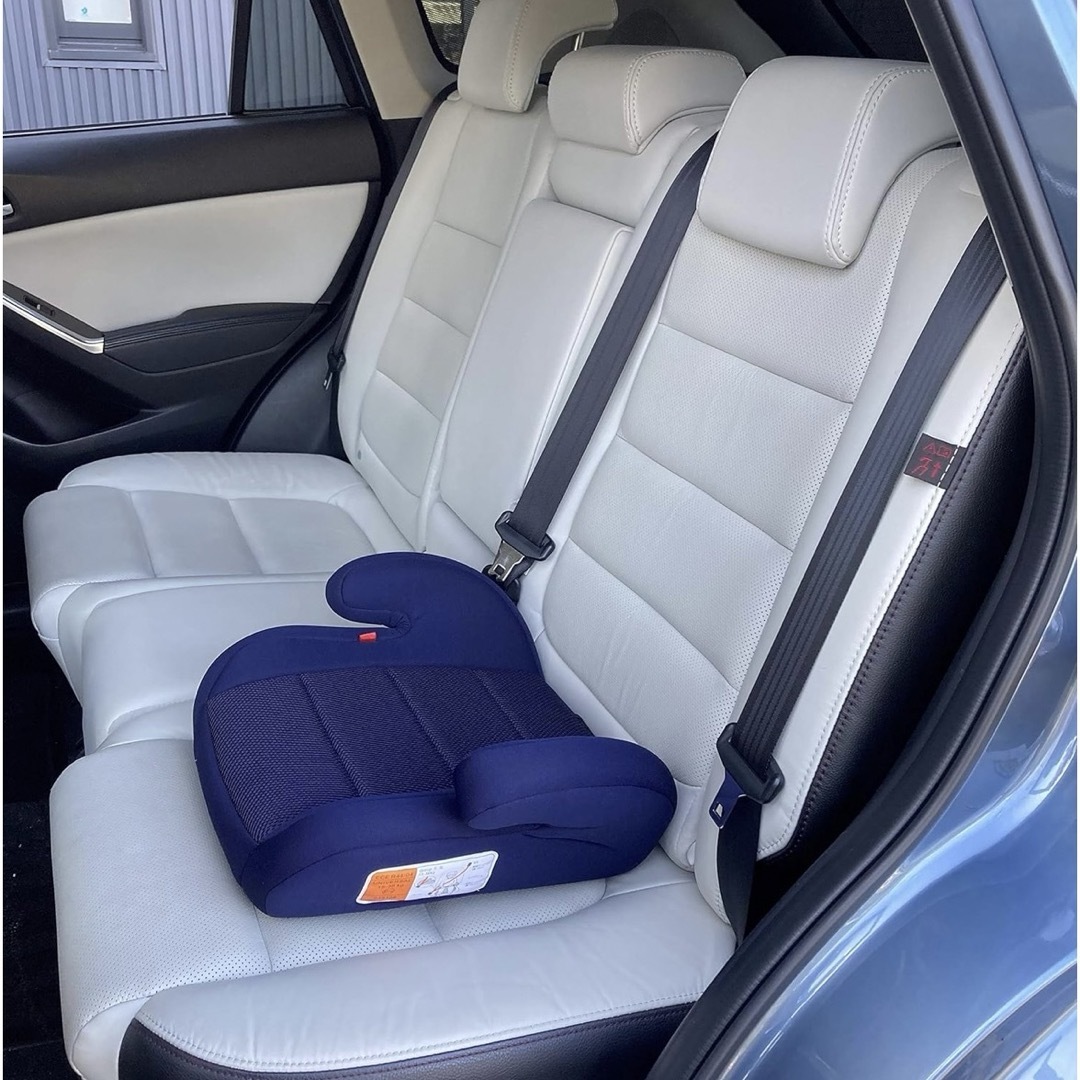 【新品未使用】Booster Seat BAZBAZ ネイビー キッズ/ベビー/マタニティの外出/移動用品(自動車用チャイルドシート本体)の商品写真