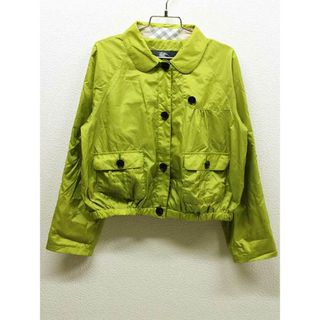 バーバリー(BURBERRY)の◇バーバリー/BURBERRY◇130cm ナイロンブルゾン/ジャンパー ライム【中古】子供服 キッズ kids 女の子 春秋 409032 otr(ジャケット/上着)