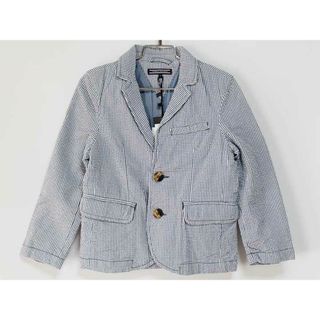 トミーヒルフィガー(TOMMY HILFIGER)の新品 未使用品‡トミーヒルフィガー/TOMMY HILFIGER‡110cm ジャケット 白×ブルー 子供服 キッズ kids 男の子 春夏 122032 otr(ジャケット/上着)