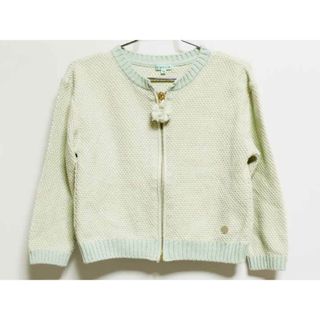 トッカバンビーニ(TOCCA BAMBINI)の‡トッカ/TOCCA BAMBINI‡110cm ニットブルゾン/セーター ブルー系【中古】子供服 キッズ kids 女の子 春 012032 otr(ジャケット/上着)