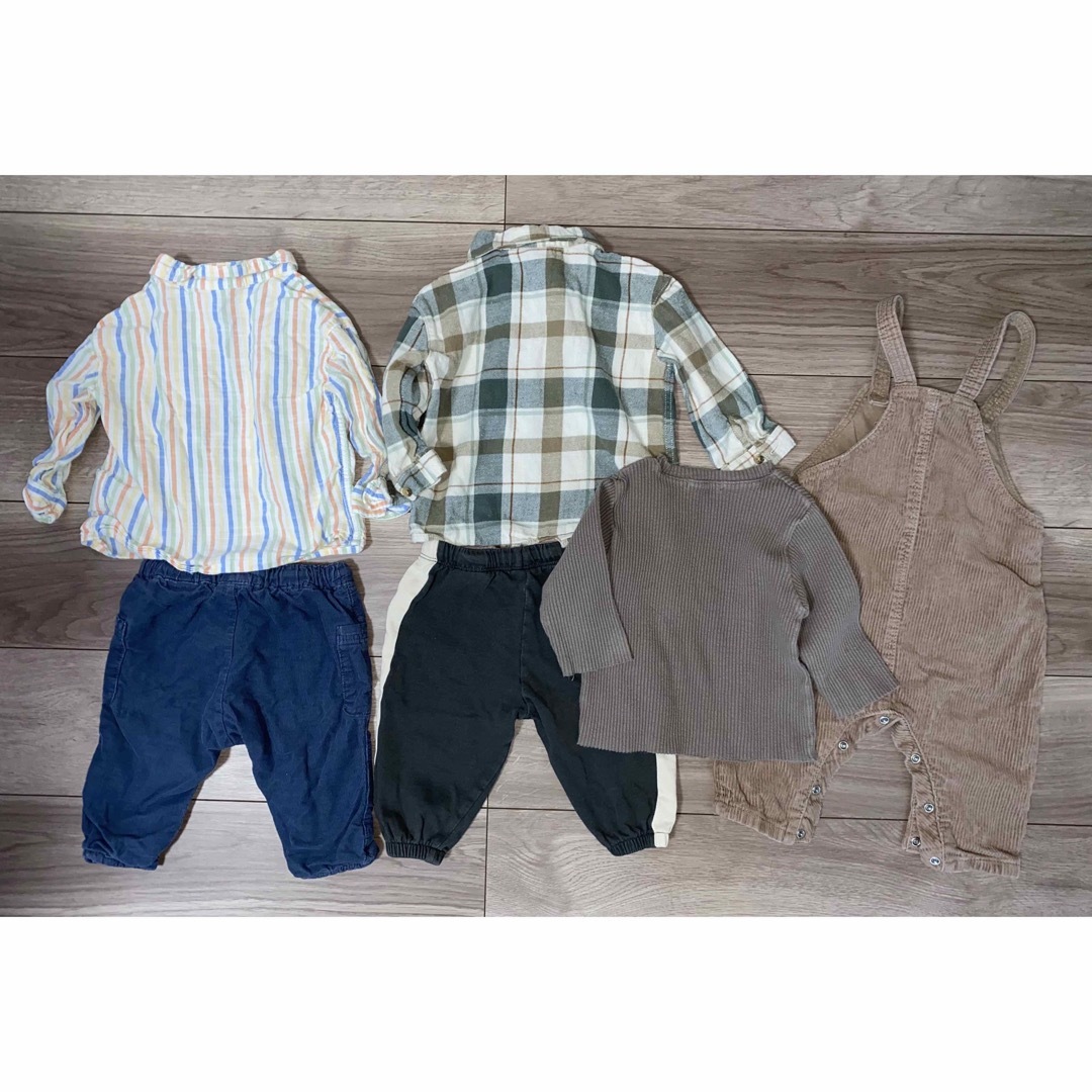 H&M(エイチアンドエム)の男の子 H&M BABY ベビー 6-9ヶ月 まとめ売り6点セット キッズ/ベビー/マタニティのベビー服(~85cm)(その他)の商品写真