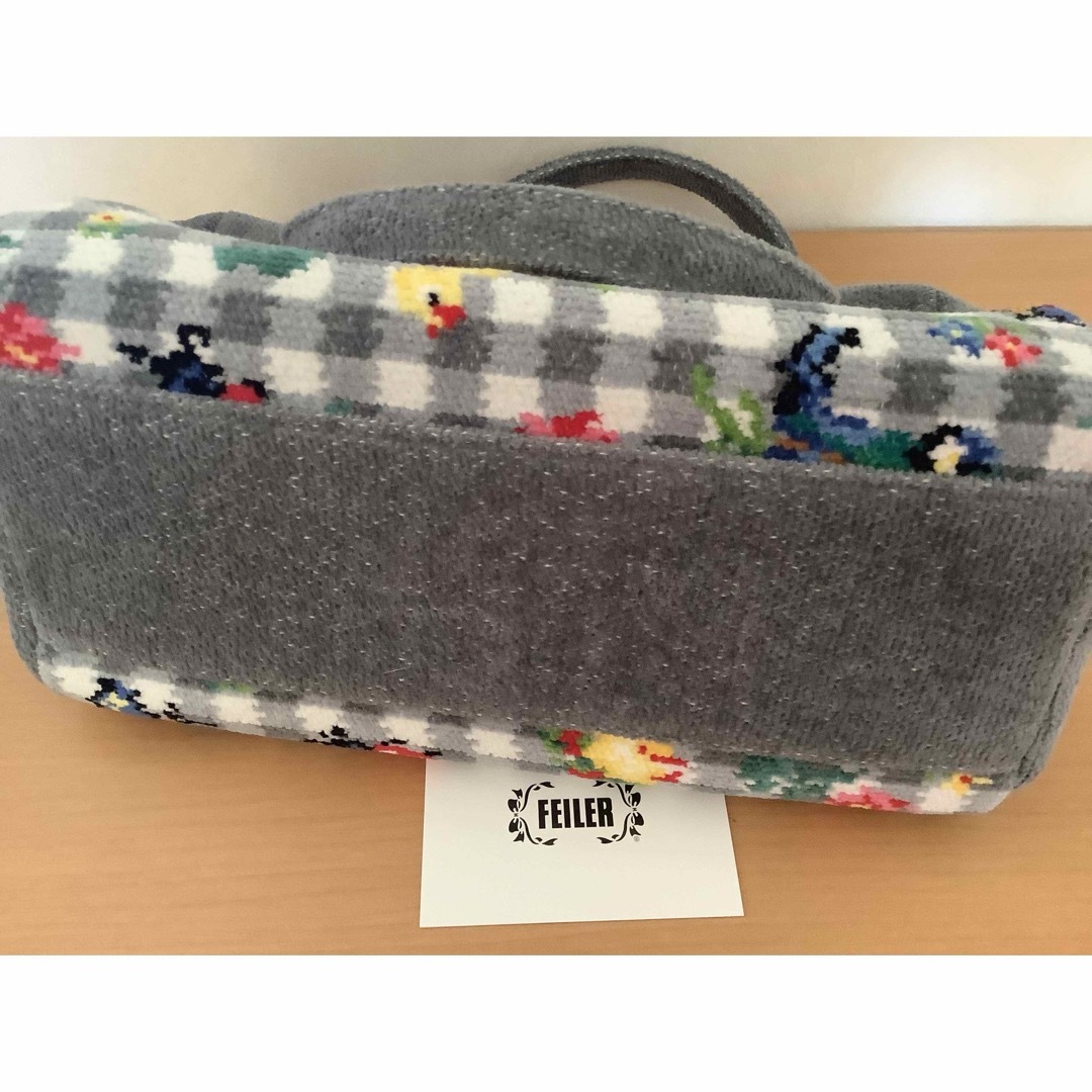 新品・超レア】フェイラー ハイジ チェック グレー ボストン バッグ 新品・超レア】フェイラー ハイジ チェック グレー ボストン バッグ