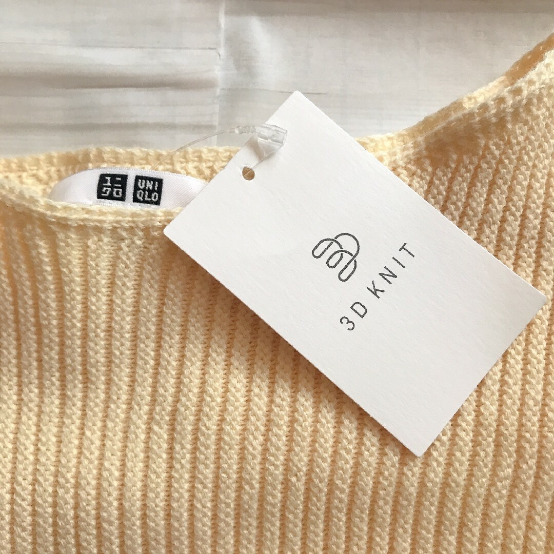 UNIQLO(ユニクロ)のUNIQLO ユニクロ コットンリブボートネックセーター レディースのトップス(ニット/セーター)の商品写真