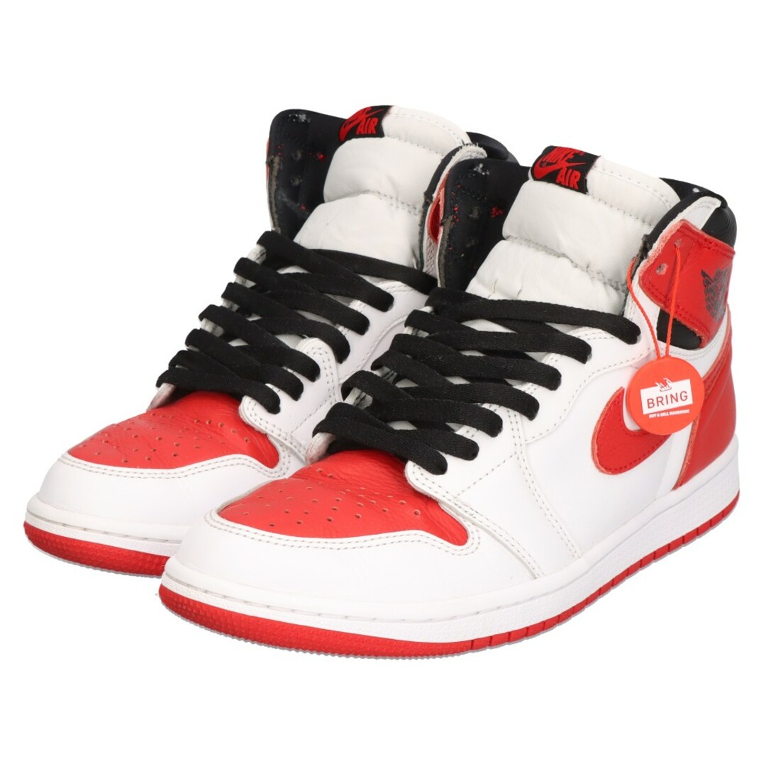 NIKE(ナイキ)のNIKE ナイキ AIR JORDAN 1 HIGH OG Heritage エアジョーダン1ハイオージーハイカットスニーカー ヘリテージ ホワイト/レッド US8/26cm 555088-161 メンズの靴/シューズ(スニーカー)の商品写真