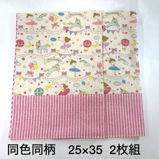 ランチョンマット　25×35  2枚組　♡プリンセス♡  No.1036(外出用品)