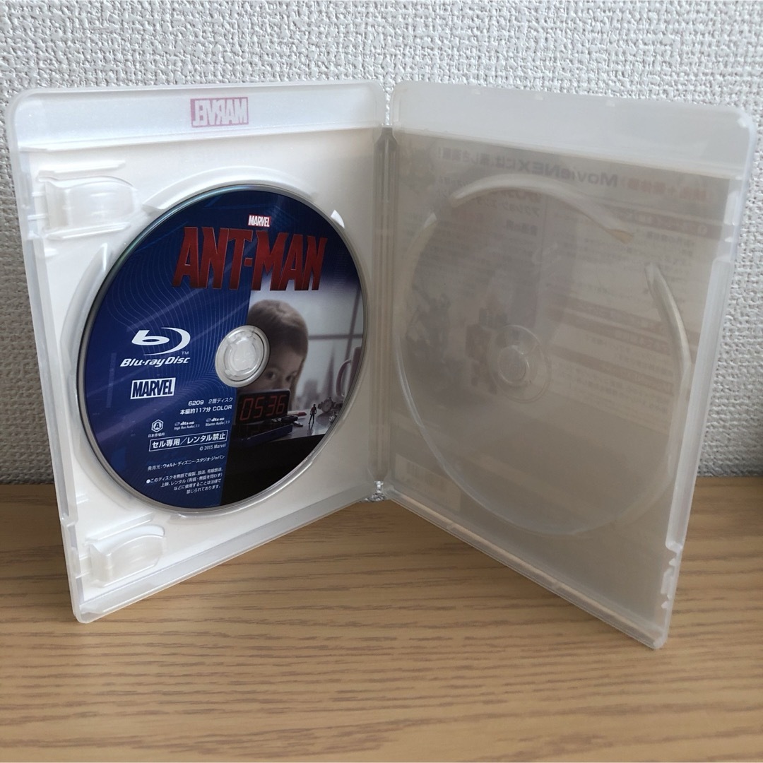 MARVEL(マーベル)のアントマン／アントマン&ワスプ MovieNEX 純正ケース Blu-ray エンタメ/ホビーのDVD/ブルーレイ(外国映画)の商品写真