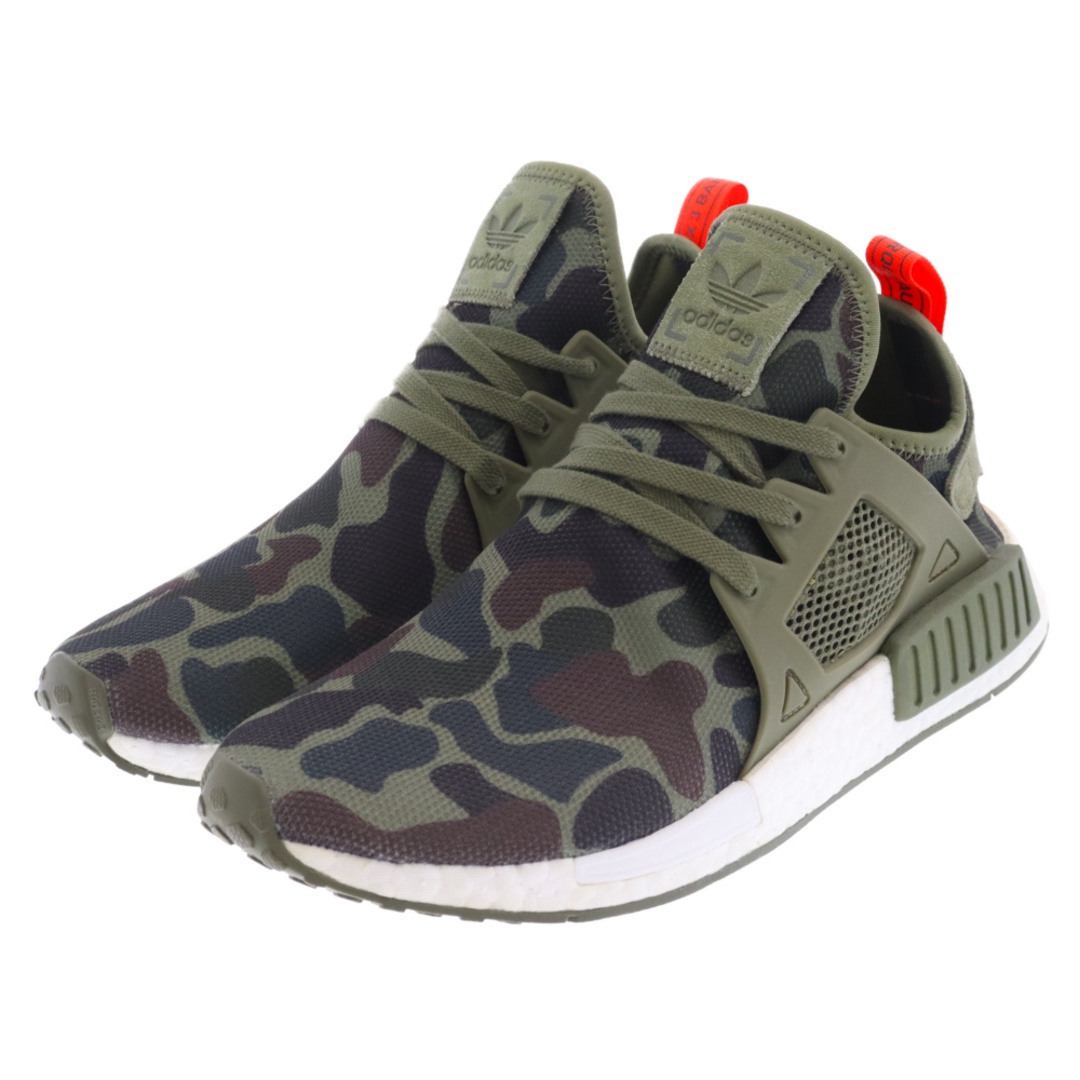 A BATHING APE(アベイシングエイプ)のA BATHING APE アベイシングエイプ ×adidas NMD_XR1 ノマド グリーンカモ ローカットスニーカー カーキ US9/27cm BA7232 メンズの靴/シューズ(スニーカー)の商品写真