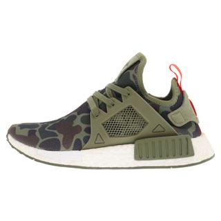 アベイシングエイプ(A BATHING APE)のA BATHING APE アベイシングエイプ ×adidas NMD_XR1 ノマド グリーンカモ ローカットスニーカー カーキ US9/27cm BA7232(スニーカー)