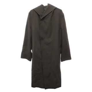 ヨウジヤマモト(Yohji Yamamoto)のREGULATION Yohji Yamamoto MEN レギュレーションヨウジヤマモトメン 18AW Gabardine フーデッドロングコート HV-C98-148 ブラック(フライトジャケット)