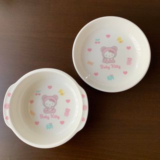 サンリオ(サンリオ)のももたろうさま専用　サンリオ　ベビーキティ　ニッコー　ベビー食器セット(その他)