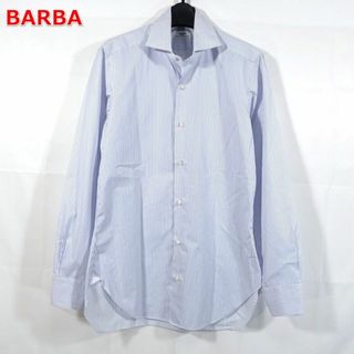 バルバ(BARBA)の【定番】バルバ　ストライプホリゾンタルカラーシャツ　BARBA(シャツ)