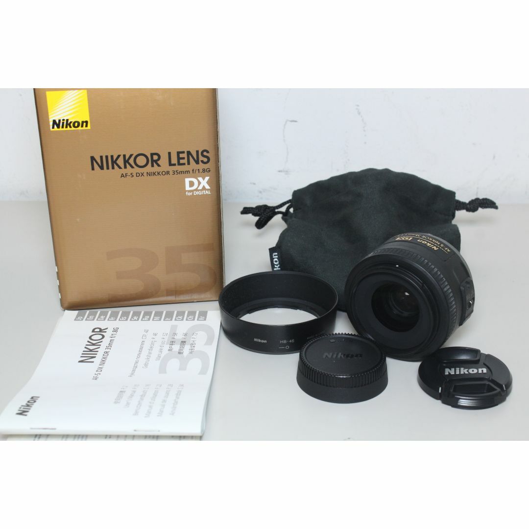 美品Nikon AF-S NIKKOR 35mm f 1.8G❤️単焦点レンズ - レンズ(単焦点)