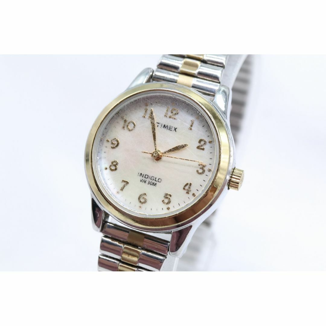 TIMEX(タイメックス)の【W126-36】動作品 電池交換済 タイメックス インディグロ 腕時計 レディースのファッション小物(腕時計)の商品写真