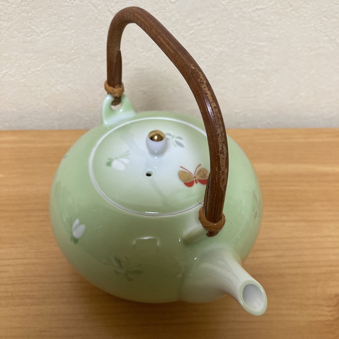 鹿山　急須　蓋付き湯呑み　茶器セット インテリア/住まい/日用品のキッチン/食器(食器)の商品写真