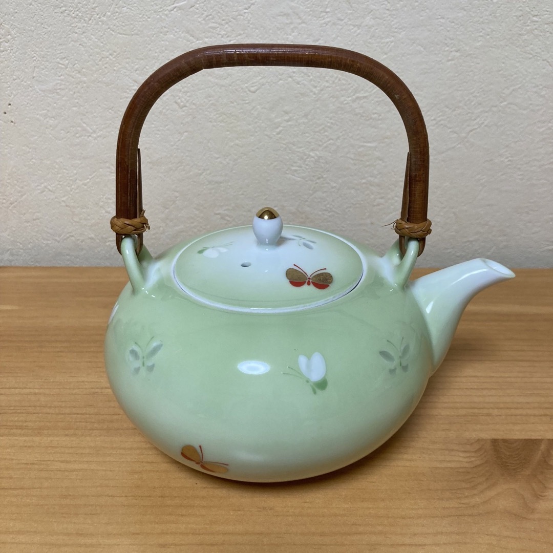 鹿山　急須　蓋付き湯呑み　茶器セット インテリア/住まい/日用品のキッチン/食器(食器)の商品写真