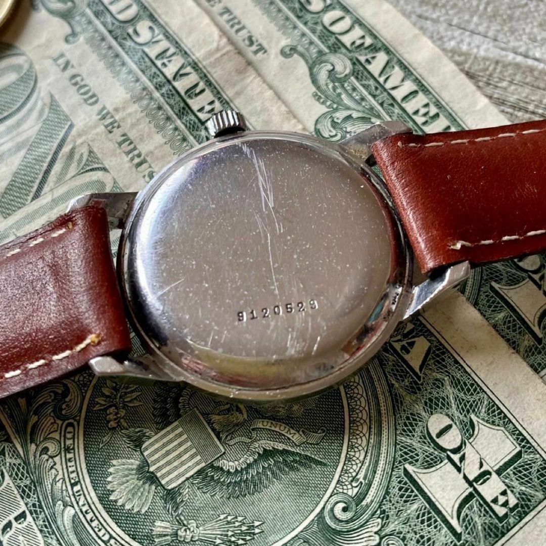 ZENITH(ゼニス)の【レトロ】ゼニス sporto メンズ腕時計 スモセコ 手巻き ヴィンテージ メンズの時計(腕時計(アナログ))の商品写真