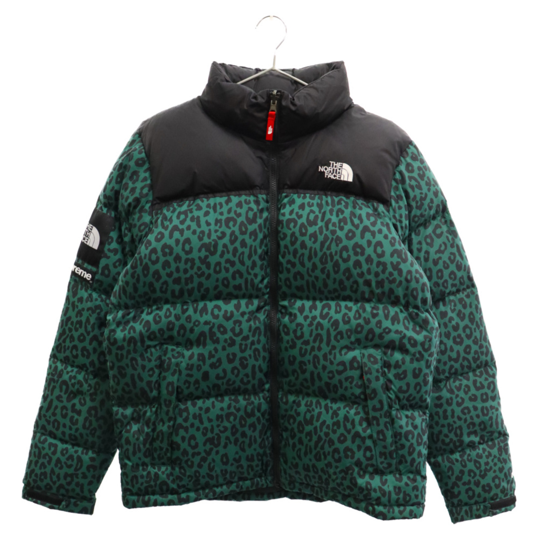 Supreme(シュプリーム)のSUPREME シュプリーム 11AW×THE NORTH FACE Nuptse Down Jacket Leopard ザノースフェイス ヌプシ ダウンジャケット レオパード ND19100 グリーン メンズのジャケット/アウター(ダウンジャケット)の商品写真