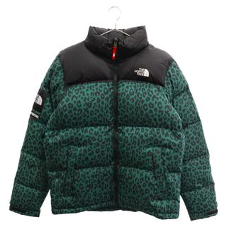 シュプリーム(Supreme)のSUPREME シュプリーム 11AW×THE NORTH FACE Nuptse Down Jacket Leopard ザノースフェイス ヌプシ ダウンジャケット レオパード ND19100 グリーン(ダウンジャケット)