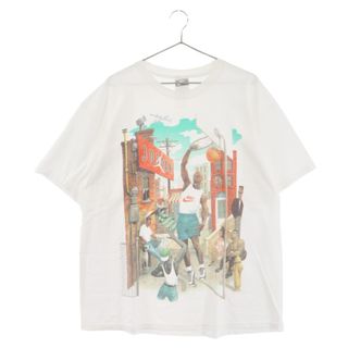 ナイキ(NIKE)のNIKE ナイキ 90s VINTAGE AIR JORDAN Hoop Heroes Mark Ryden Art T-Shirt ヴィンテージ プリント半袖カットソー ホワイト(Tシャツ/カットソー(半袖/袖なし))