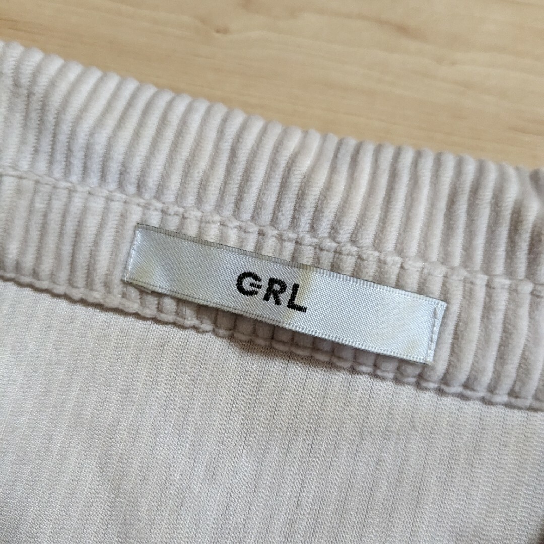 GRL(グレイル)のGRLグレイル　コーデュロイオーバーシャツ　ジャケット レディースのトップス(シャツ/ブラウス(長袖/七分))の商品写真