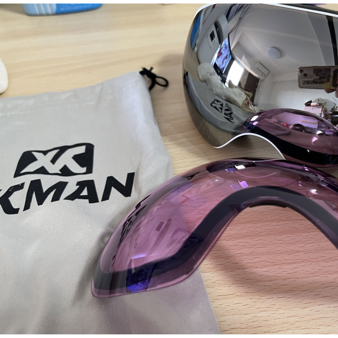 XCMAN スキー　スノボー　ゴーグル スポーツ/アウトドアのスノーボード(ウエア/装備)の商品写真