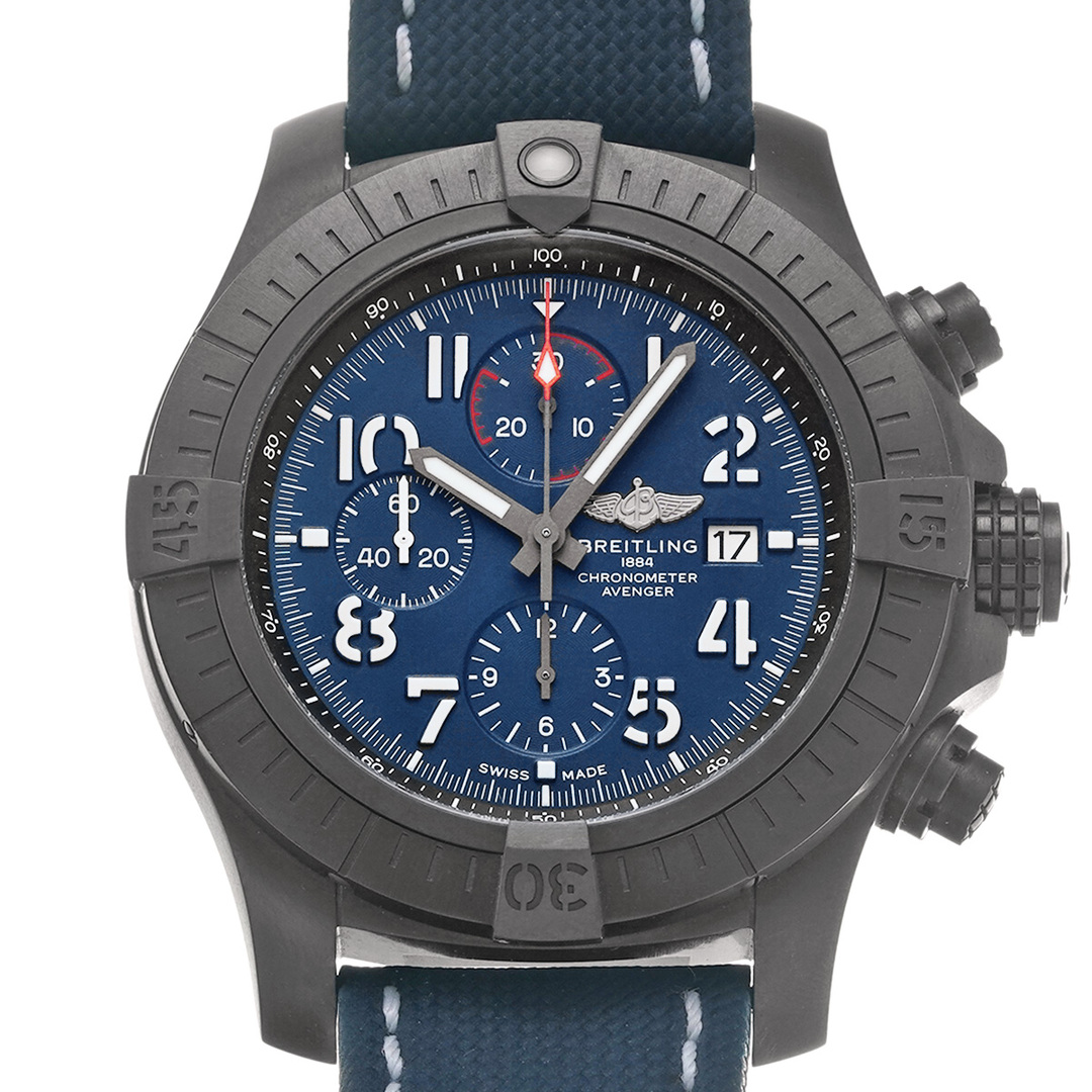 BREITLING(ブライトリング)の中古 ブライトリング BREITLING V13375101C1X1 ブルー メンズ 腕時計 メンズの時計(腕時計(アナログ))の商品写真