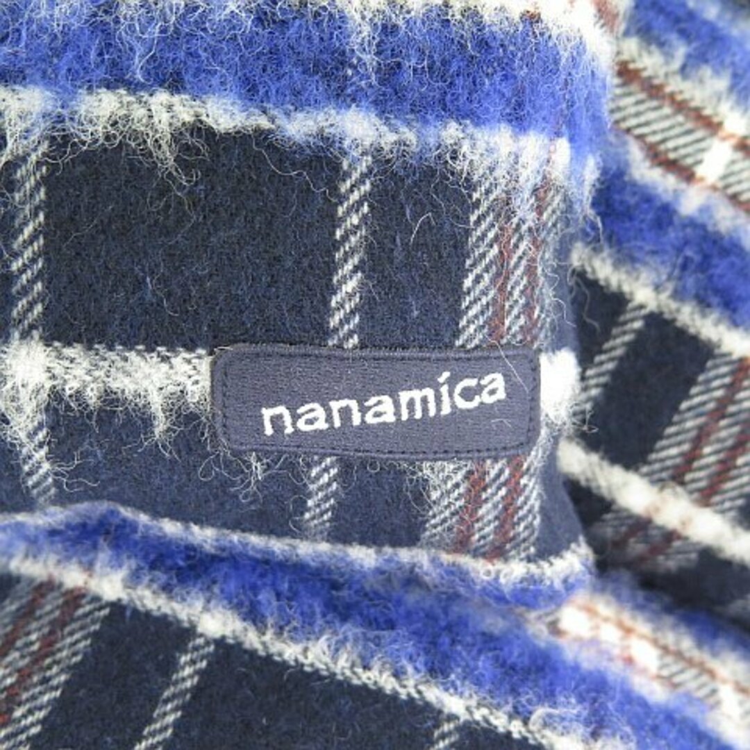 nanamica(ナナミカ)のnanamica ダブルフェイス ダウンマフラー チェック SUKF973 メンズのファッション小物(マフラー)の商品写真