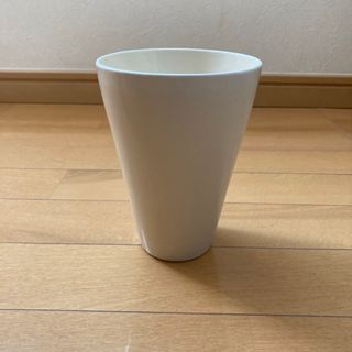 陶器　花瓶　花器　フラワーベース　ベージュ(花瓶)