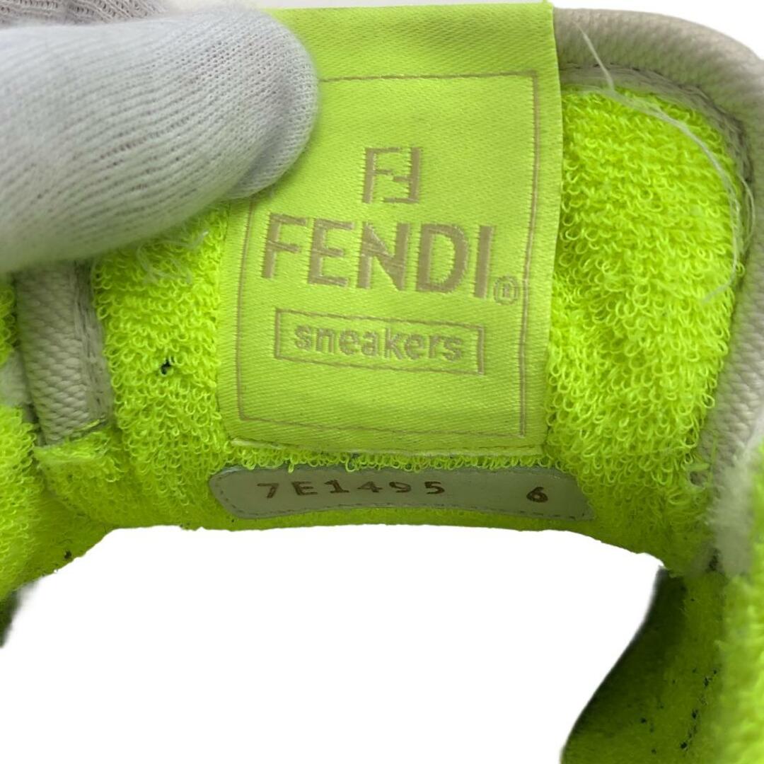 FENDI(フェンディ)のフェンディ FENDI スニーカー
 ファブリック FENDI MATCH 7E1495 イエロー メンズの靴/シューズ(スニーカー)の商品写真