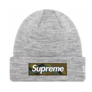 シュプリーム(Supreme)のSupreme New Era Box Logo Beanie Grey(ニット帽/ビーニー)