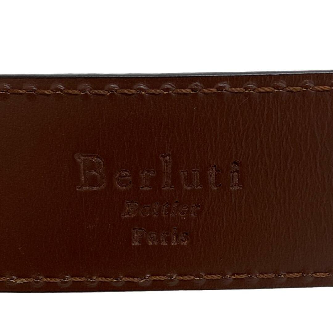 Berluti(ベルルッティ)のベルルッティ Berluti ベルト
 カリグラフィ 90 36 06/12 レッド メンズのファッション小物(ベルト)の商品写真