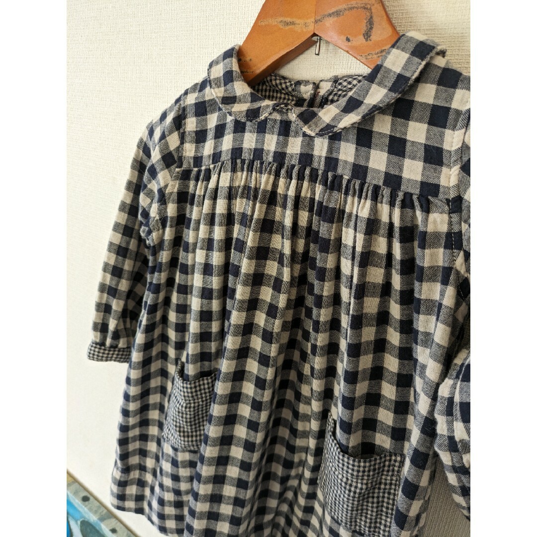 PETIT BATEAU(プチバトー)のプチバトー　ワンピース　81cm キッズ/ベビー/マタニティのベビー服(~85cm)(ワンピース)の商品写真