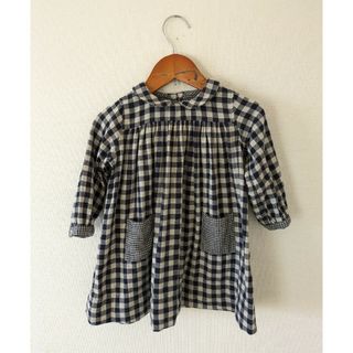 プチバトー(PETIT BATEAU)のプチバトー　ワンピース　81cm(ワンピース)