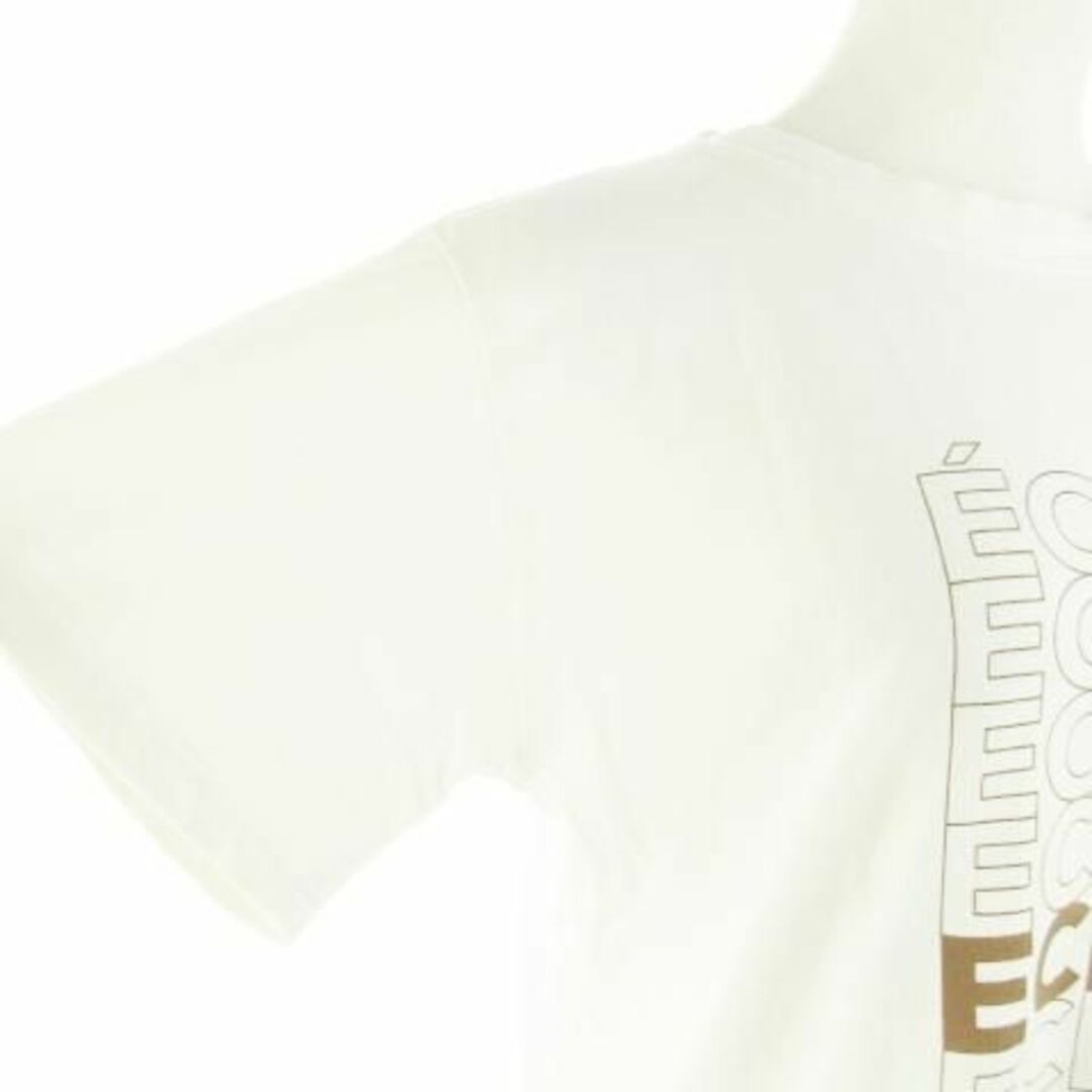 Rope' Picnic(ロペピクニック)のロペピクニック Tシャツ 半袖 プリント 38 白 茶 230428AH14A レディースのトップス(Tシャツ(半袖/袖なし))の商品写真