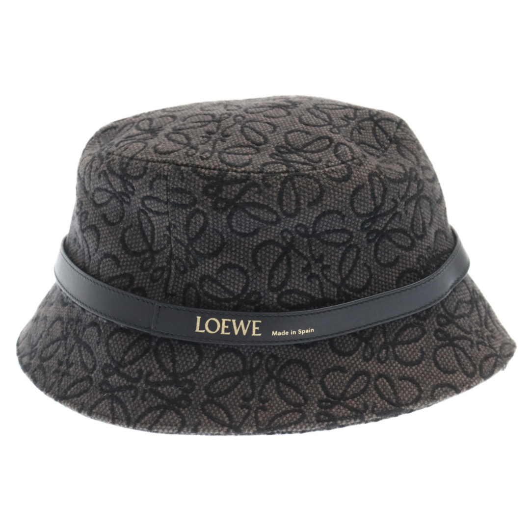 LOEWE(ロエベ)のLOEWE ロエベ ANAGRAM BUCKET HAT K820BIX05 アナグラムバケットハット ブラック リバーシブル メンズの帽子(ハット)の商品写真